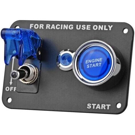 DC12V 20A Commutateur d'allumage universel Commutateur de voiture de course 50A Interrupteur d'allumage +20A Basculer l'interrupteur d'arrêt rapide pour l'éclairage (1/5)
