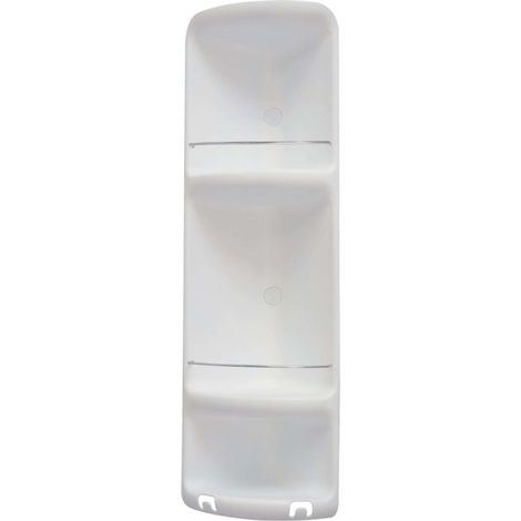 Sapho Gedy Badaccessoires - Eck-Duschablage Caesar 23x71x16 cm, weiß 7081 (1/3)