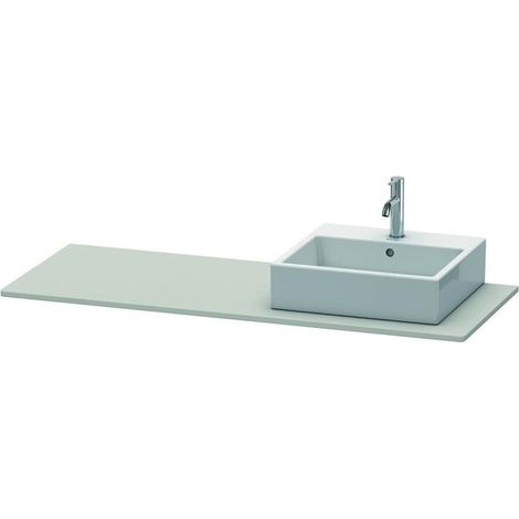Duravit XSquare Konsole, 1 Ausschnitt rechts, 1400x16x550mm, (1/5)