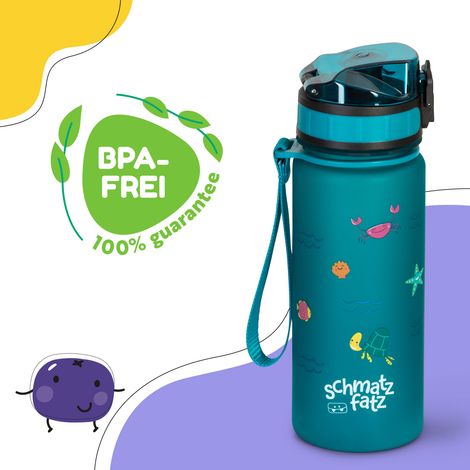 Klarstein Trinkflasche, Sport-Trinkflasche für Erwachsene, Trinkflasche BPA Frei & Kühlend, Auslaufsichere Trinkflasche für Damen & Herren, Sport Flasche Blau, Trinkflaschen für Fitness & Gym