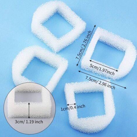 Lot de 24 filtres en mousse de rechange pour abreuvoirs pour chat et chien pour Drinkwell