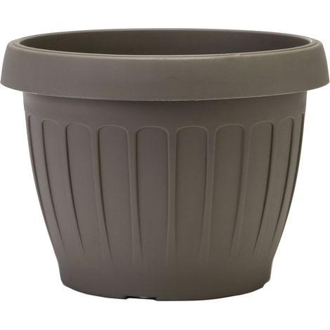 VASO TONDO ø 35 x h.26 Lt. 16 - cappuccino  - BAMA