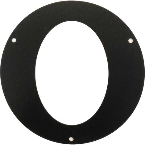 ROSONE 45° NERO PER STUFE A PELLET Ø100 mm