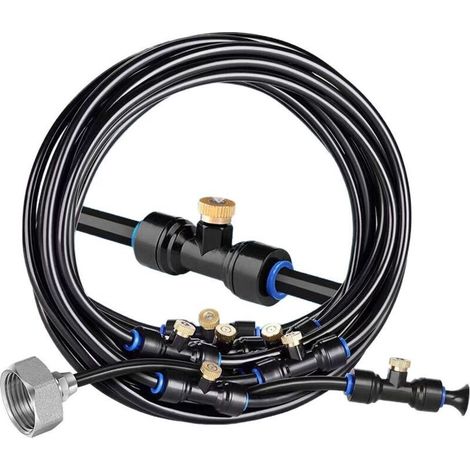 Spray cooling system, 12 m spray hose, suitable for patios and other similar places (3/4 inch). (1/5)