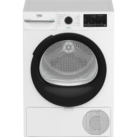 Beko – Sèche-linge pompe à chaleur 7 kg – Efficacité A+++ – 15 programmes – Technologie SteamCure pour réduire les plis – 64 dB (1/5)