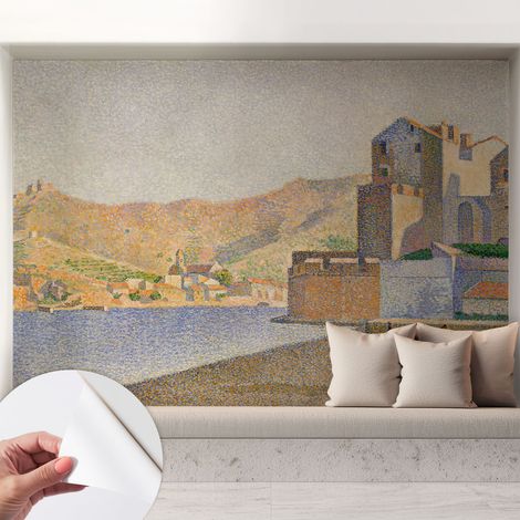 Fotomurale adesivo stickers - murali decorativo - soggiorno moderno - effetto realistico - Porto estivo 208x146 cm (1/5)