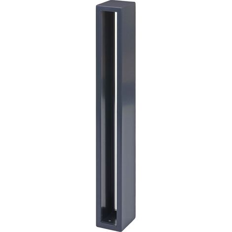 Arceau à vélo HWC-J80, support à vélo, acier galvanisé, poudré en extérieur 87x10x13cm anthracite (1/5)
