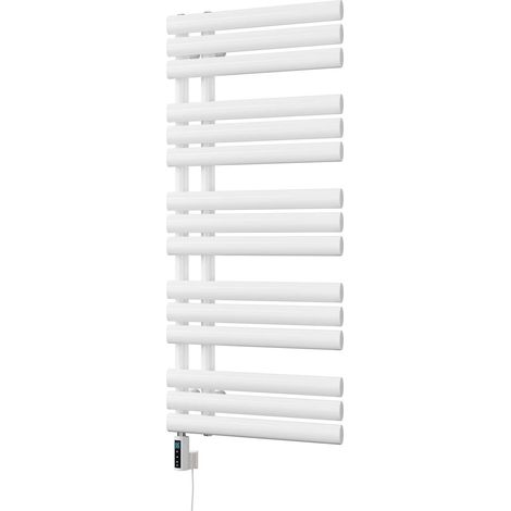 Percival - White Electric Towel Rail H1120mm x W500mm 500w Thermostatic WIFI (1/3)