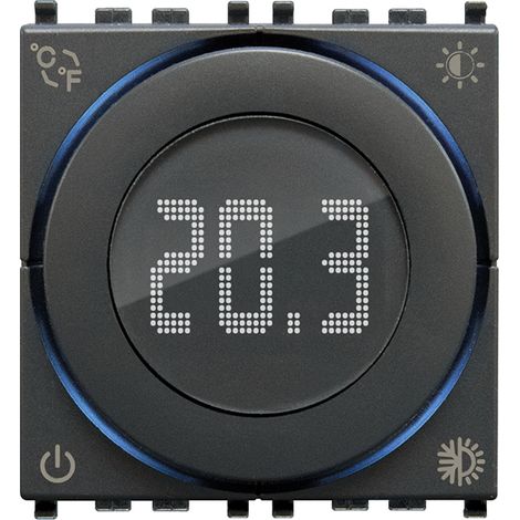 VIMAR - 02970 Termostato rotella 2M 100-240V grigio