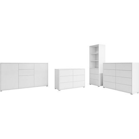 Conjunto de salón Comfivo Tutela II, Blanco