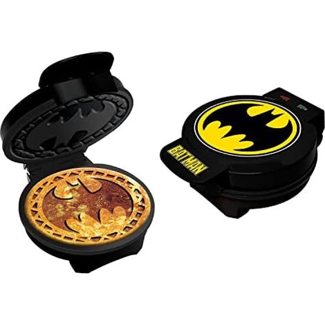 Uncanny Brands Waffeleisen Logo Batman Schwarz