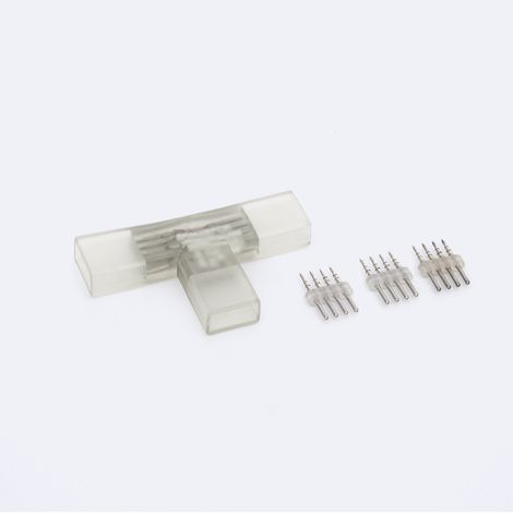 Connettore tipo T per Striscia LED RGB 220V AC SMD IP65 RGB