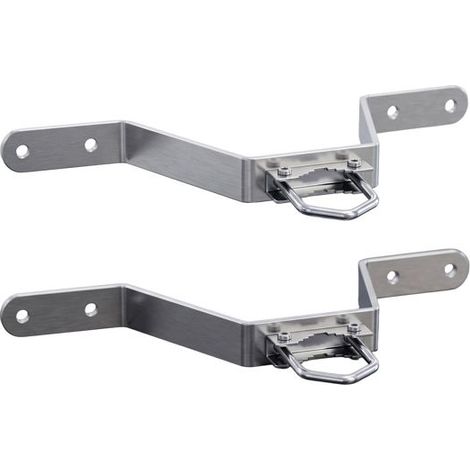 Support de mât - EXTRALINK - K150 - 150 mm - Étriers M8 - Acier galvanisé (1/5)