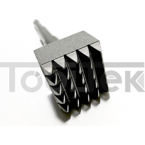 BOCCIARDA 40X40 25DENTI SDS-PLUS PROFESSIONALE FORGIATA DENTATA PIETRA (1/4)