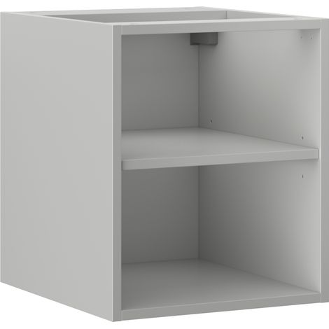 Mexen Box-A armoire ouverte avec étagère 40 cm, gris mat - 91AX2-0400-470-0-62 (1/4)