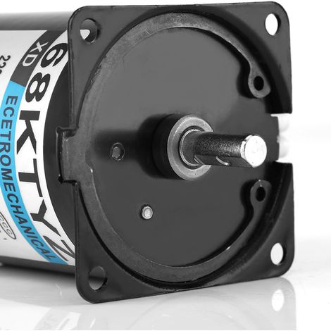 XD68KTYZACS1 Wechselstrom-Synchrongetriebemotor, 220 V, 28 W, Permanentmagnet, Drehrichtung: rechts/gegen den Uhrzeigersinn, Drehzahl: 2,5 U/min (1/5)