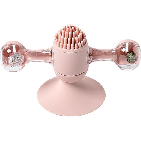 Juguetes con hierba gatera, juguete interactivo para gatos con rotación de 360° y ventosa. (1/5)