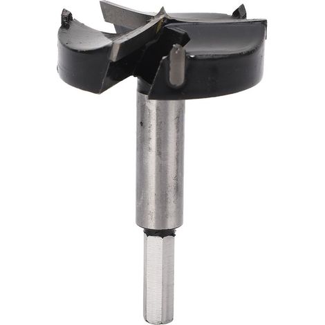 Mèche à scie cloche carbure de tungstène 3 lames pour bois, perçage de charnières 60mm, outil de menuiserie (1/5)