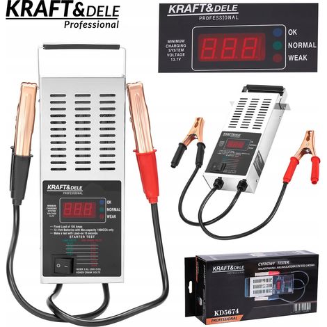 Kraft&Dele Digitaler Batterietester 12V 150-1400A