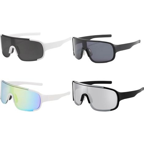 Lunettes De Moto Lunettes pour Cyclisme Écran Anti-UV Anti-Buée Confortables Pour Cyclisme Course Ski Sports Extérieurs (1/2)