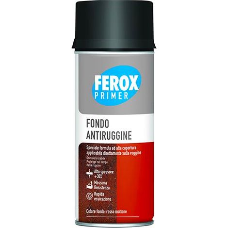 FONDO ANTIRUGGINE ROSSO SPRAY ML 400 AREXONS