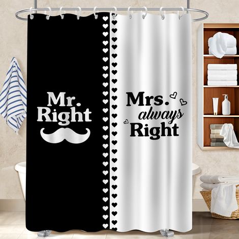 Voile de douche polyester 180x180 décoratif rideau étanche pour accueillir l’été dans sa maison (1/5)