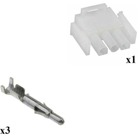 Kit Connecteur Mate n lok Mâle avec born Mâle 3 Voies