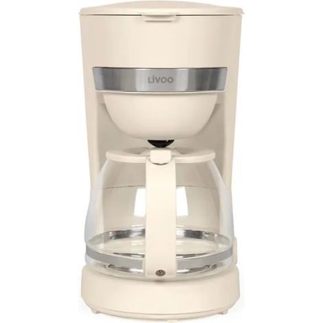 Cafetera de filtro de 12 tazas, 1,25 L, 750 W - DOD200C - Livoo - (1/3)