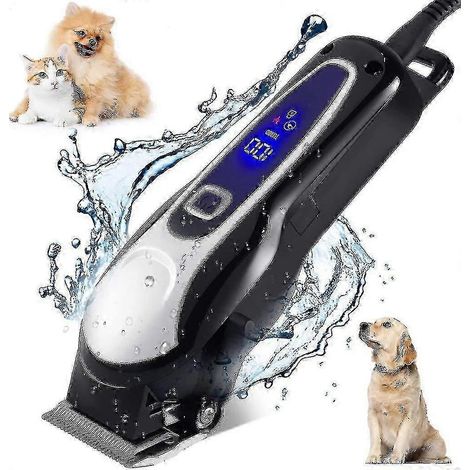 Kit de tondeuse professionnelle sans fil pour chiens et chats à poils longs avec 70 % de réduction (1/5)