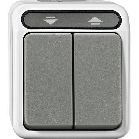 MERTEN AQUASTAR MEG37158029 VOLETS ROULANTS, 1 BROCHE, GRIS CLAIR (1/2)