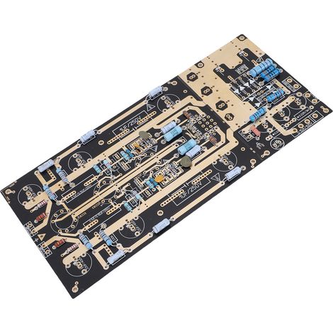 Carte amplificateur Phono 130x285mm, Tube PCB MM, Kit de platine avec condensateurs, résistances, Diodes (1/5)