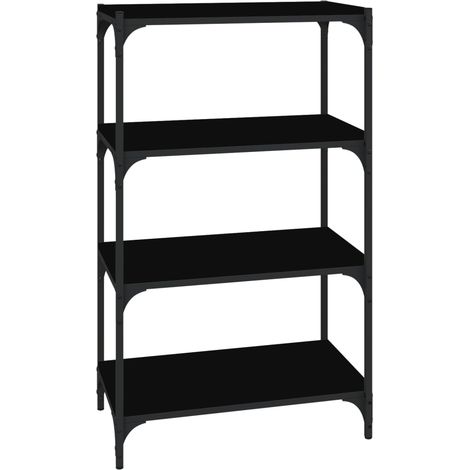 Maison Exclusive - Bücherregal Schwarz 60x33x100 cm Holzwerkstoff