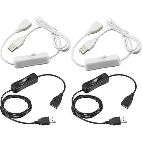 USB interrupteur marche/arrêt Câbles, 1m, câble USB avec interrupteur,streur conduite, lampe LED, ventilateur USB, bande lumineuse LED (1/5)