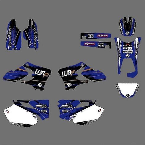 Motorcycle Fairing Sticker Graphics Background Decals For Wr250f Wrf250 Wr450f Wrf450 2005 2006 Wr 250f Wr 450f( as shown4) (1/4)