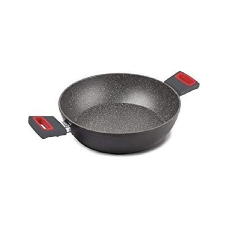 Ghidini Sartén Antiadherente Viva 2 Asas 28 Cm Inducción Hecho En Italia