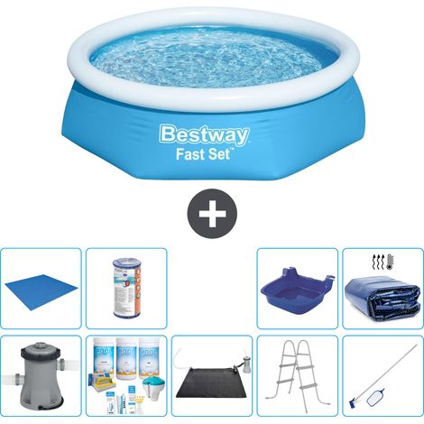 Bestway Piscina Bestway Fast Set Rotonda - 244x61 cm - 8-pezzi  S21409 (1/5)