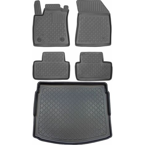 Juego de alfombrillas para Renault Megane IV Kombi desde septiembre de 2016: alfombrilla para coche + alfombrilla para maletero. (1/5)