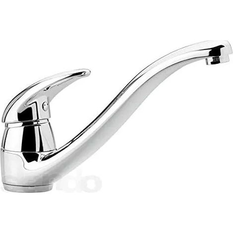 EMMEVI RUBINETTERIE Anubis 7095 Miscelatore Monocomando per Lavello Colore Grigio Avena
