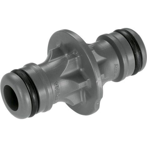 Gardena Couplage: pièce de raccordement pour la connexion de tuyauterie sécurisée, raccordement de deux tuyaux pour l'extension, à la transition de tuyaux de 19 mm (3/4) à 13 mm (1/2) (2931-20)-DOU