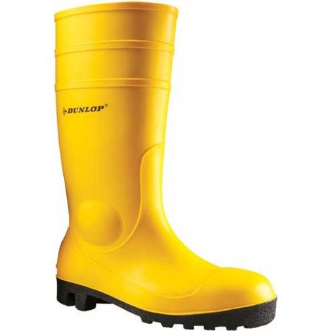 Botas de seguridad de PVC para rodilla 44 Amarillo Dunlop