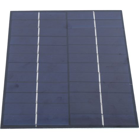 Panneau solaire en silicium polycristallin 5,5 W 12 V avec sortie CC et carte de charge spéciale (1/5)