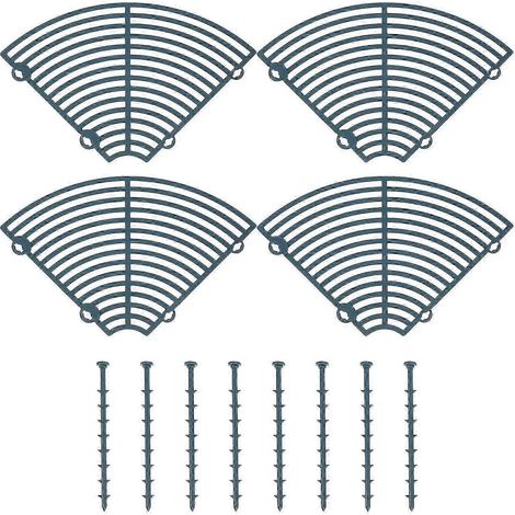 Couvercle de pot de fleurs rond moyen en plastique ABS, protection anti-creusement pour chat. (1/4)