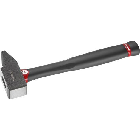 - Hammer - Schlagwerkzeug - Dreikomponenten-Kohlenstoffkopf - Für Mauerwerks- und Abbrucharbeiten - Schwarz - 200 g (1/3)
