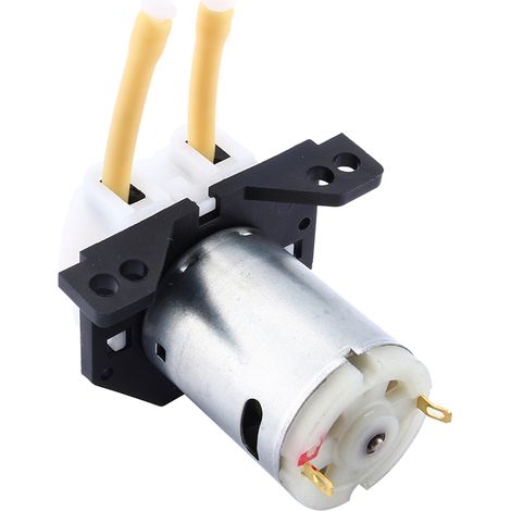 Pompe doseuse péristaltique D2 2x4 12V 300mA tete pour labo chimie eau (1/4)