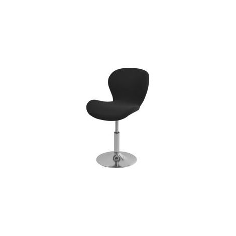 Housse de Tabouret de Bar Incurvé Extensible Housse de Chaise de Bar avec Dossier Elastique Couverture Tabouret Haute de Cuisine Noir