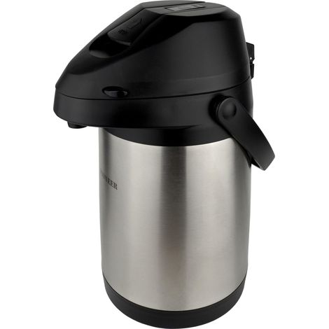 Thermos à Pompe INOX 3 L pour Boissons Chaudes et Froides (1/5)