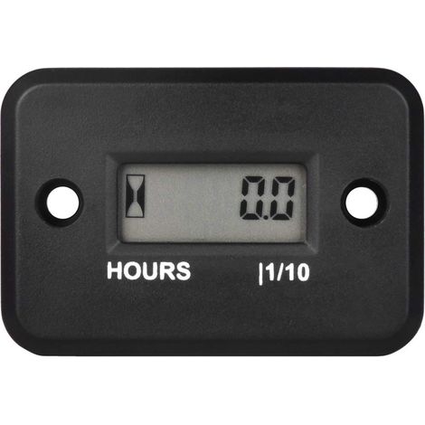 Contador de horas digital inductivo para mantenimiento, diseño resistente al agua para cortadoras de césped, motosierras, motocicletas y quitanieves. (1/5)