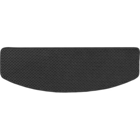 Alfombrilla de maletero de EVA para Volkswagen Touran I Minivan (2003-2010), diseño de panal de abeja - NEGRO (1/5)
