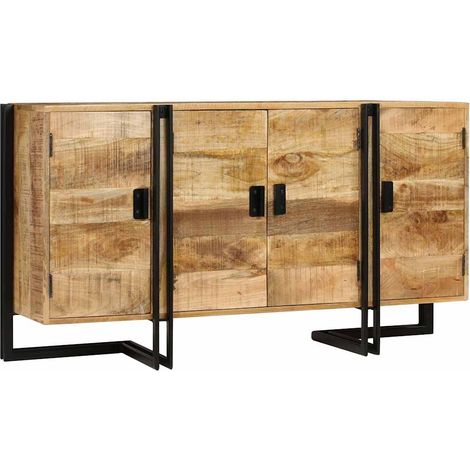vidaXL Buffet Bois de manguier massif 150x40x80 cm (1/5)