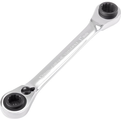 TOOLCRAFT TO-5355795 Doppel-Ringratschenschlüssel-Satz Schlüsselweite (Metrisch) 10 - 19 mm (1/5)